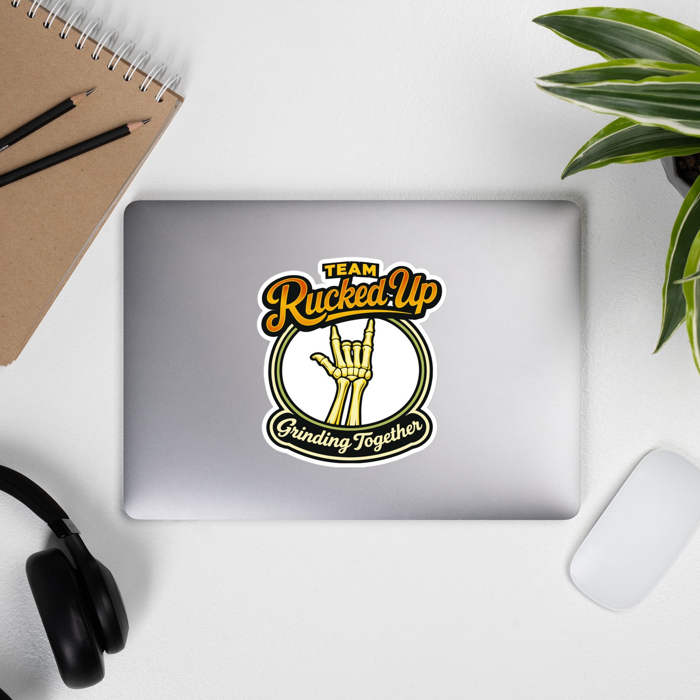 Grinding Together Die-Cut Sticker