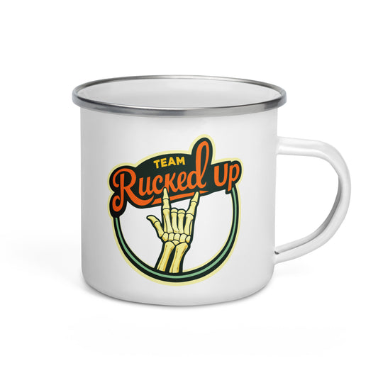 Rucker Skeleton Enamel Mug