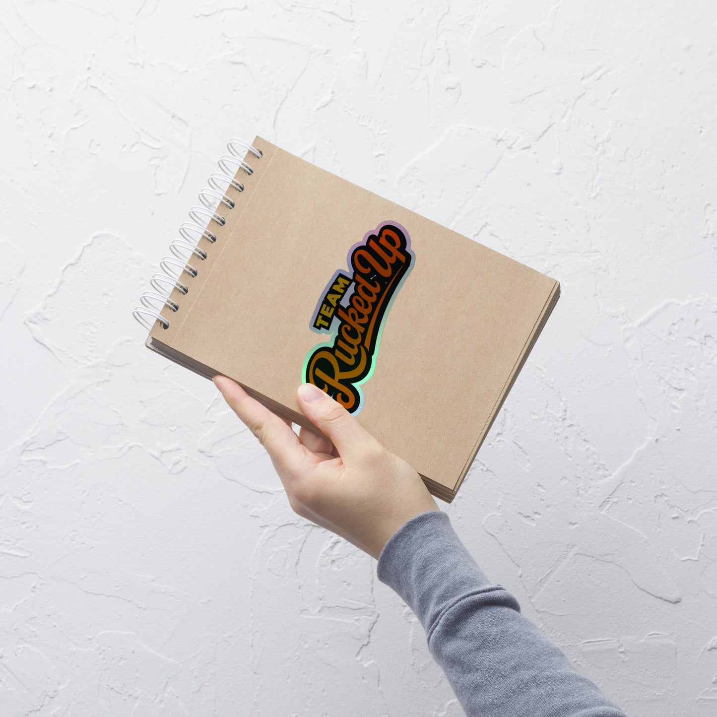 Rucked Up Classic Holographic Sticker