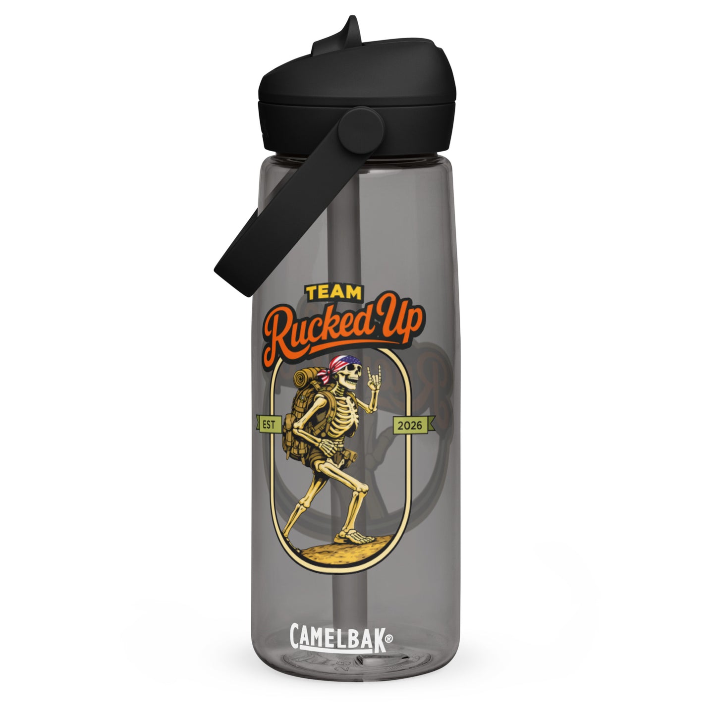 Rucker Skeleton Flip Straw Bottle (25 oz)