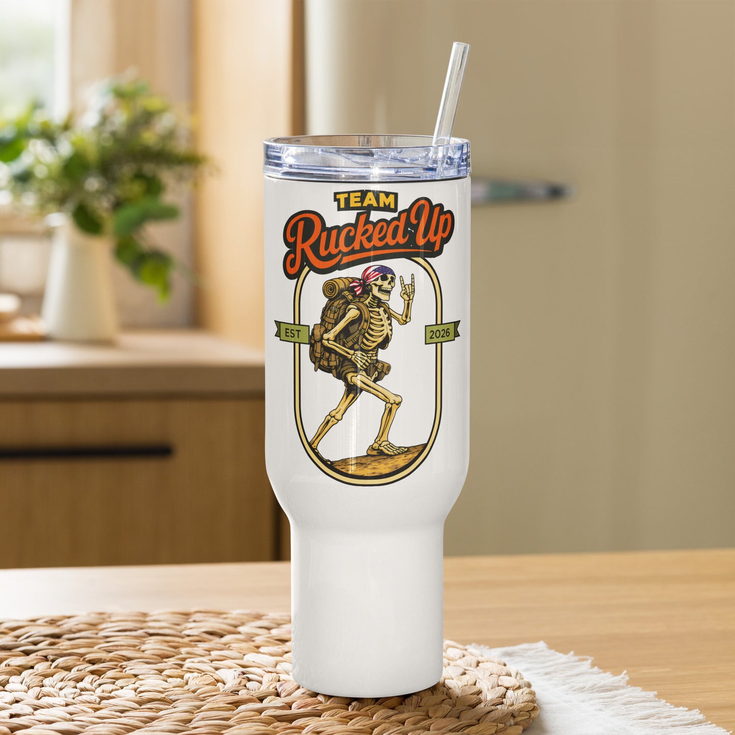 Rucker Skeleton Travel Mug (25–40 oz)