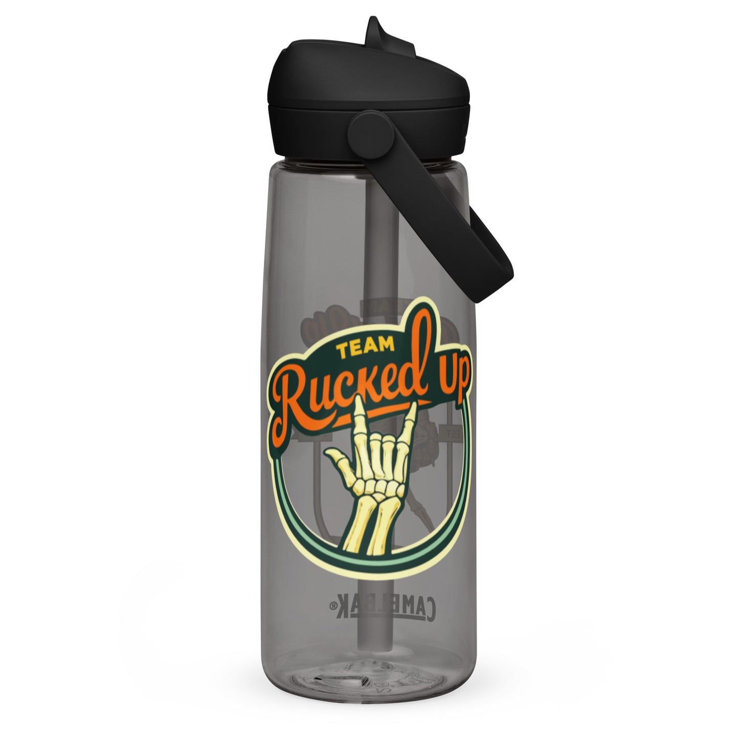 Rucker Skeleton Flip Straw Bottle (25 oz)