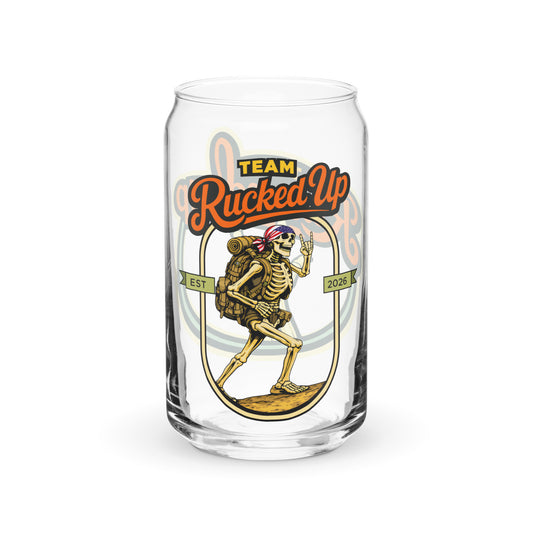 Rucker Skeleton Can Glass (16 oz)
