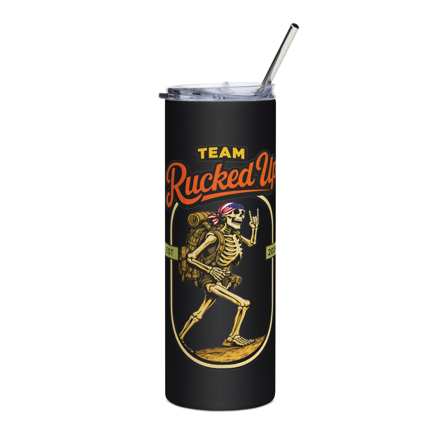 Rucker Skeleton Stainless Tumbler (20 oz)