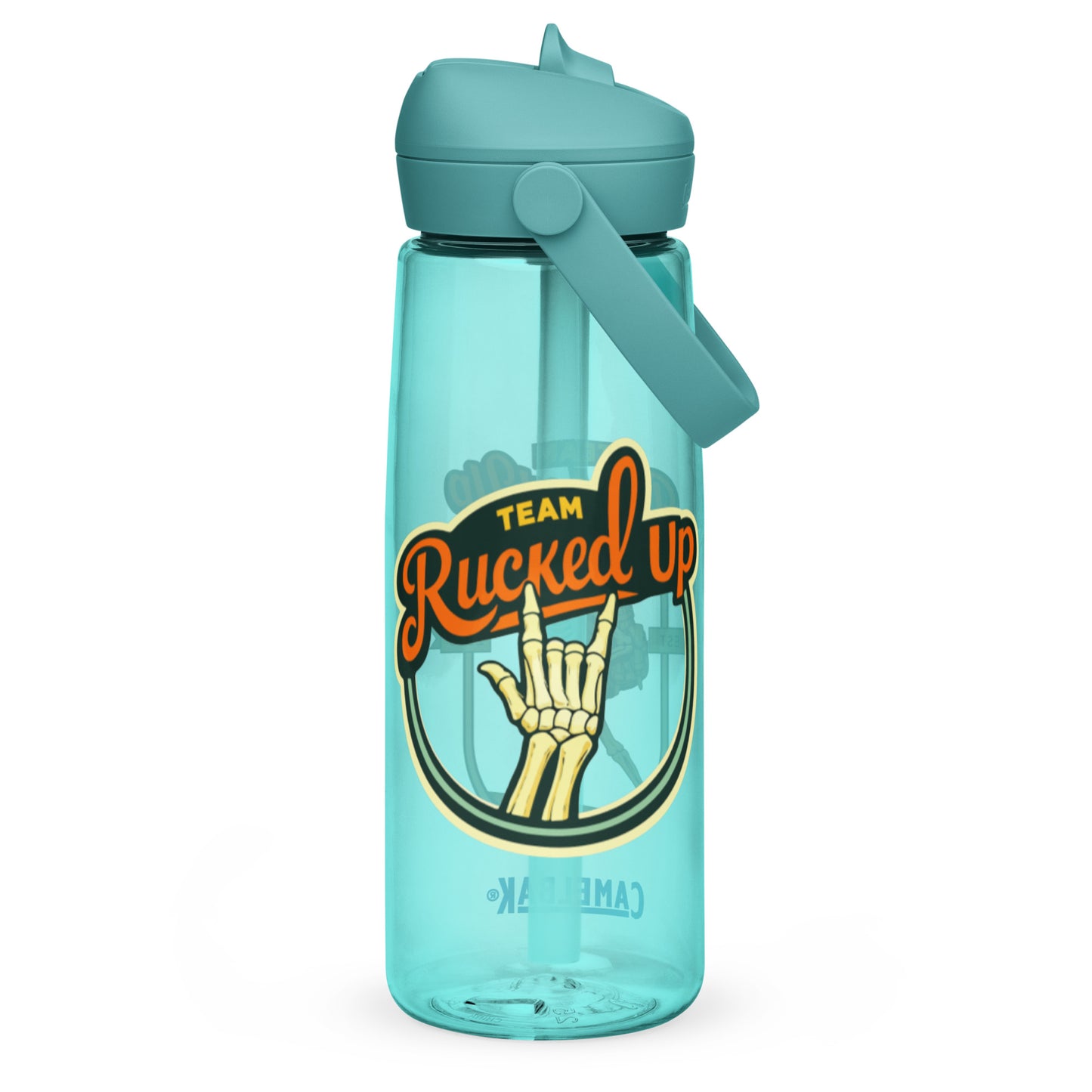 Rucker Skeleton Flip Straw Bottle (25 oz)