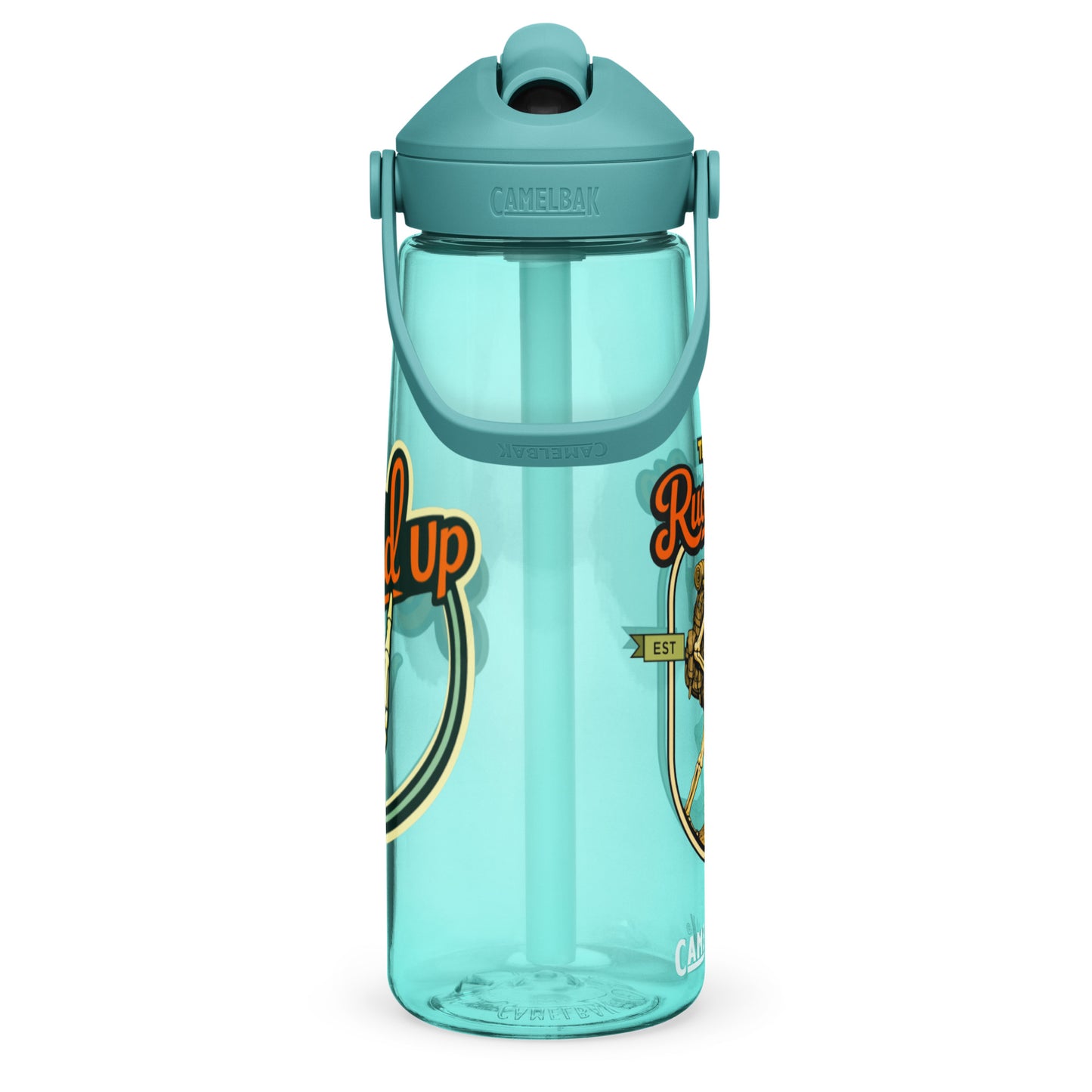 Rucker Skeleton Flip Straw Bottle (25 oz)
