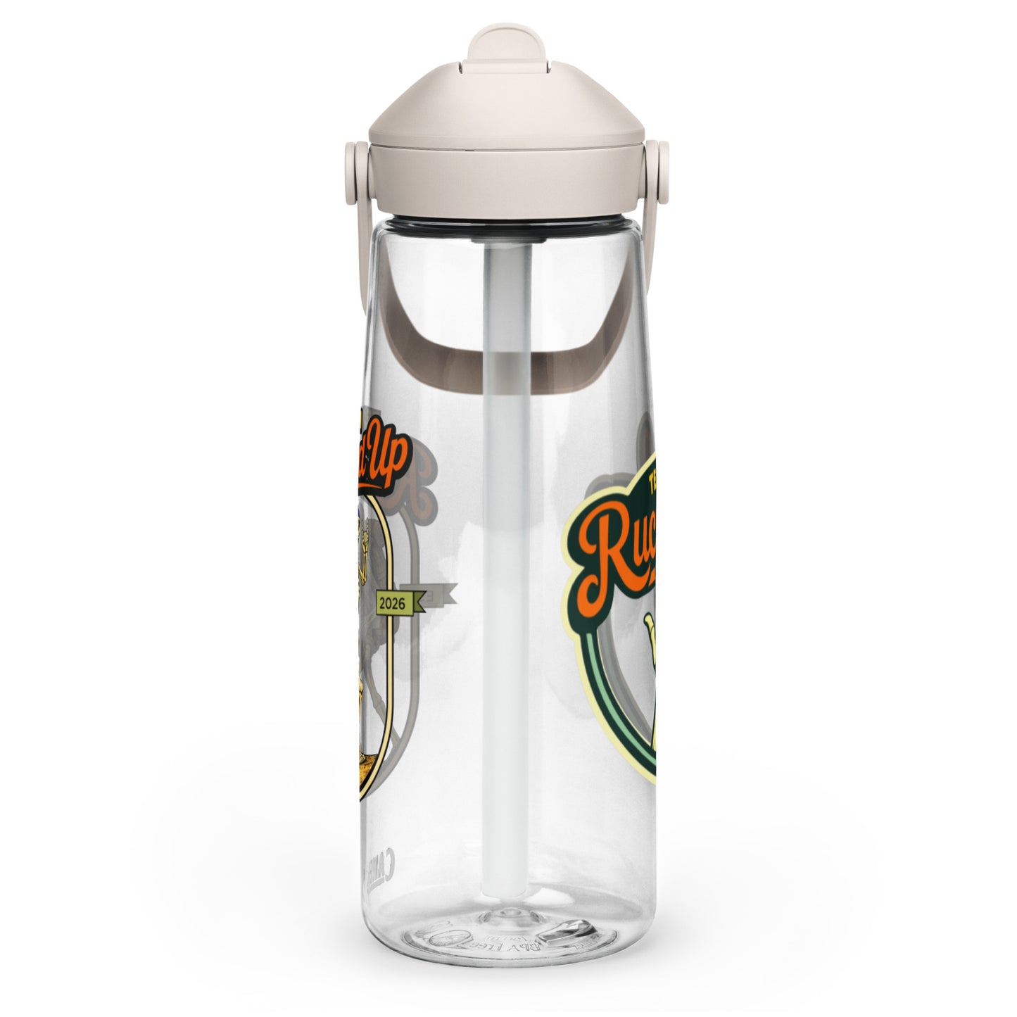 Rucker Skeleton Flip Straw Bottle (25 oz)