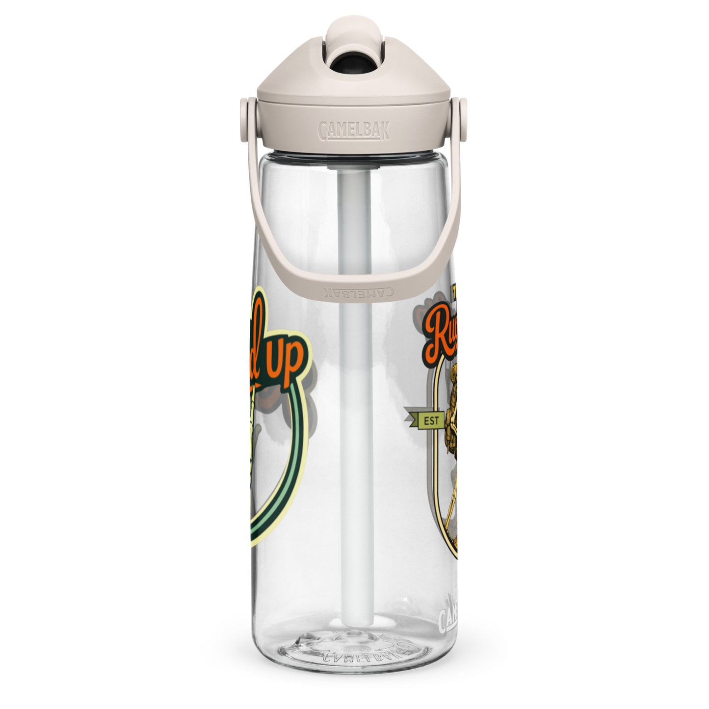 Rucker Skeleton Flip Straw Bottle (25 oz)