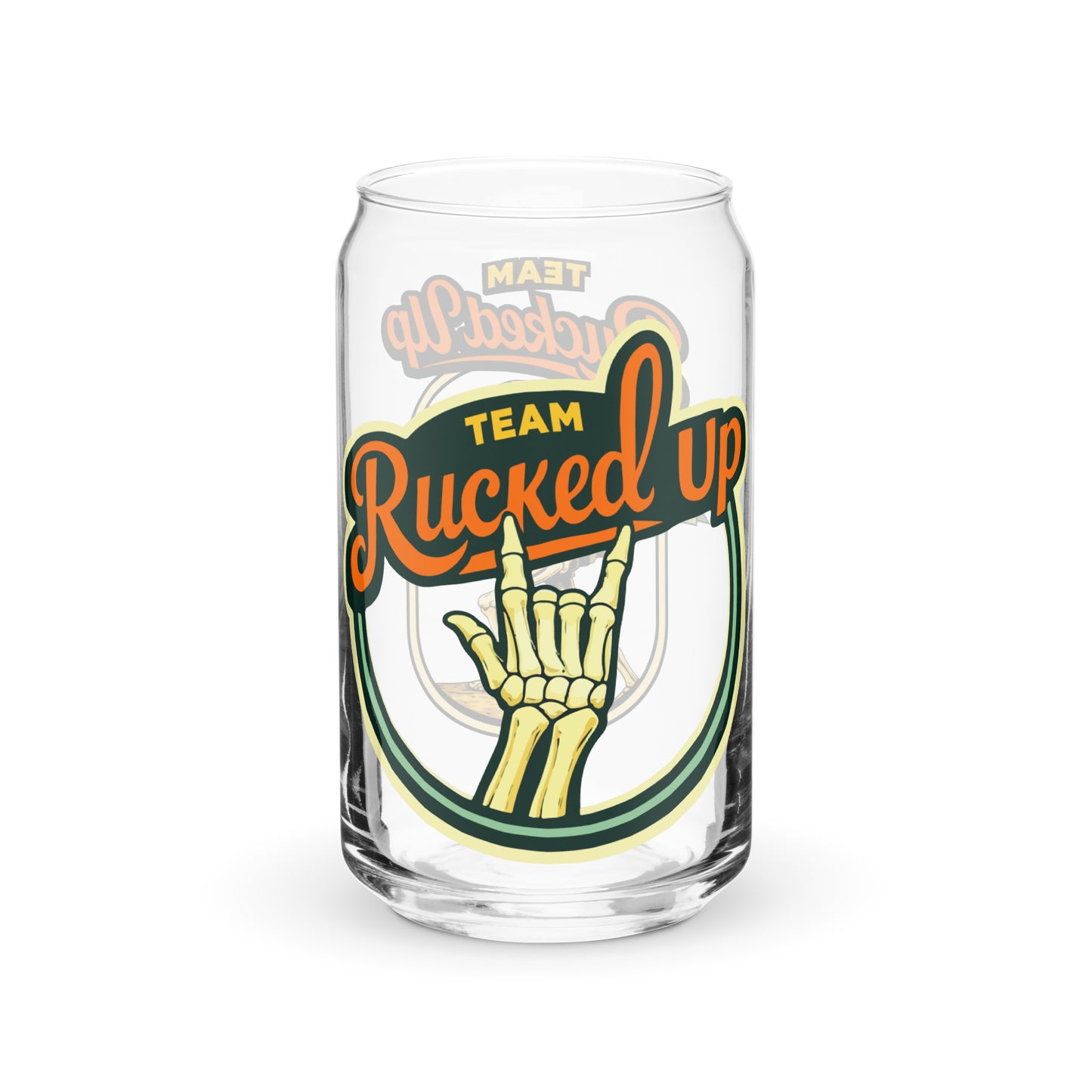 Rucker Skeleton Can Glass (16 oz)