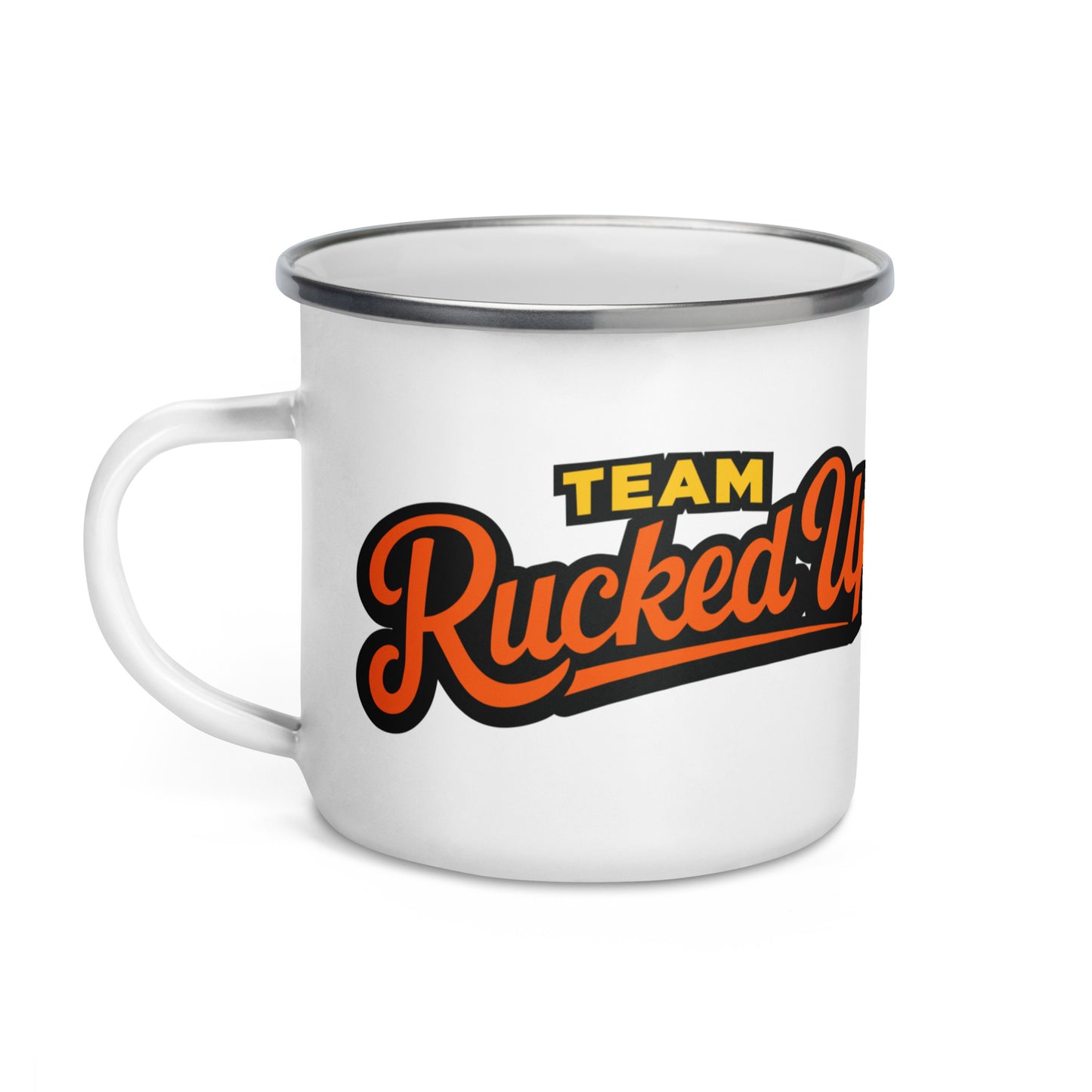 Grinding Together Enamel Mug
