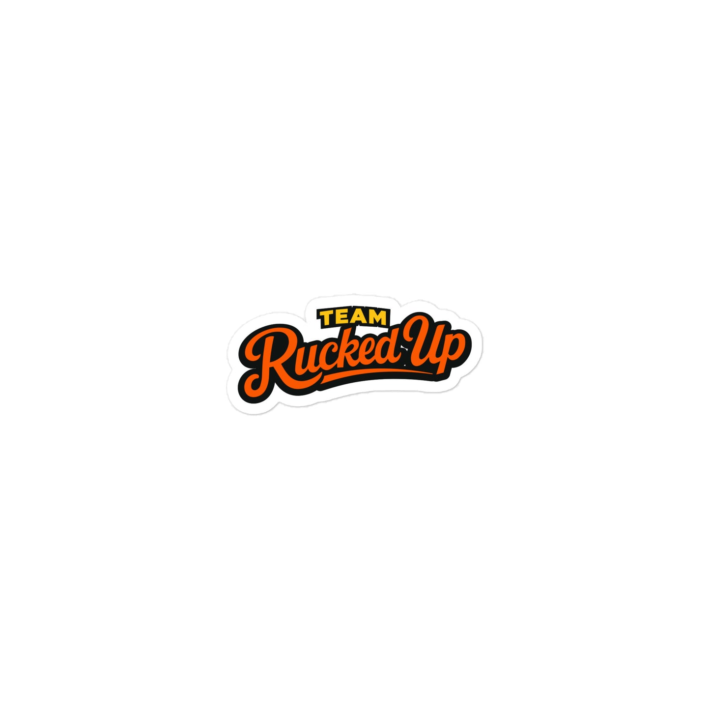 Rucked Up Classic Die-Cut Sticker