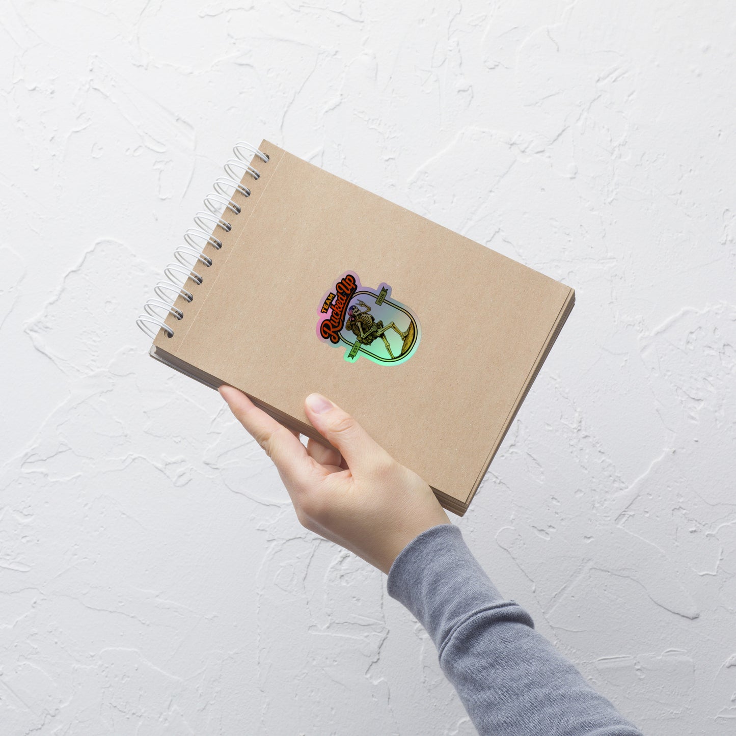Rucker Skeleton Holographic Sticker
