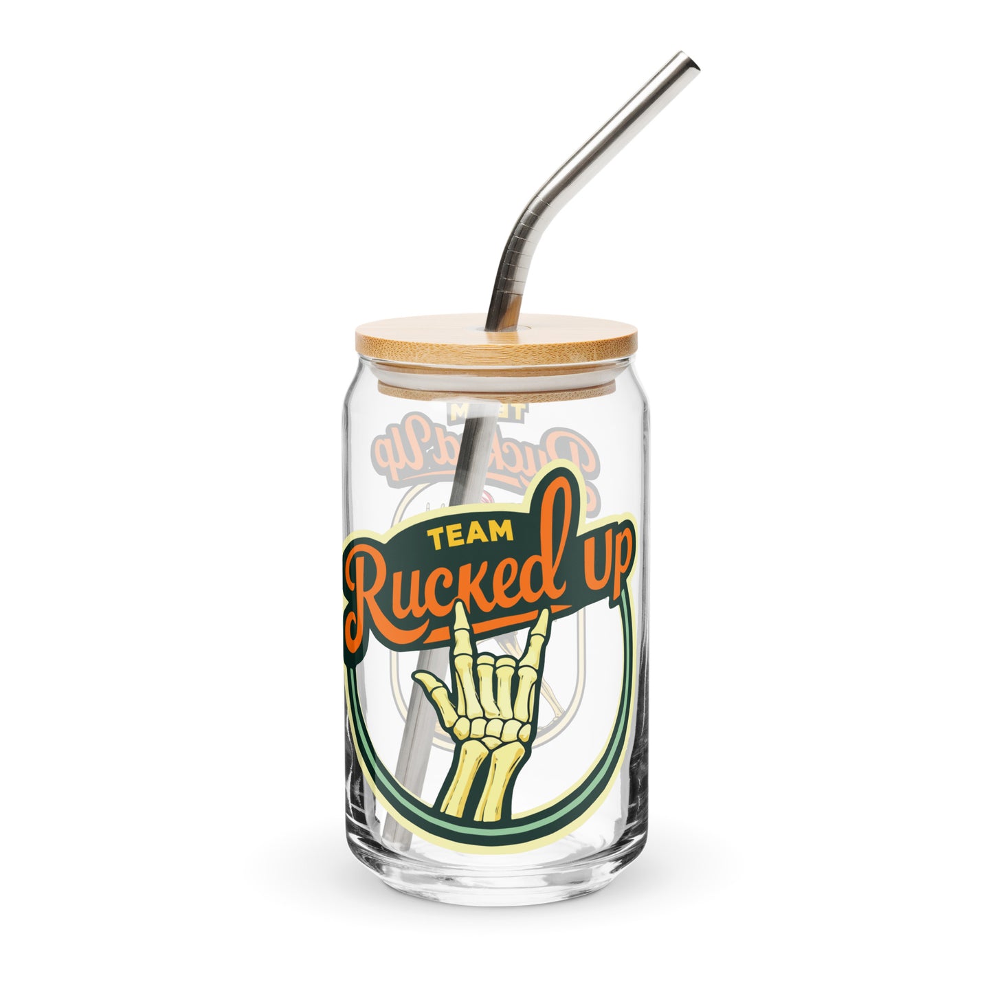 Rucker Skeleton Can Glass (16 oz)