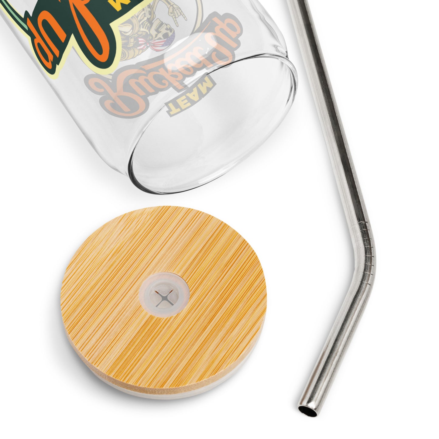 Rucker Skeleton Can Glass (16 oz)