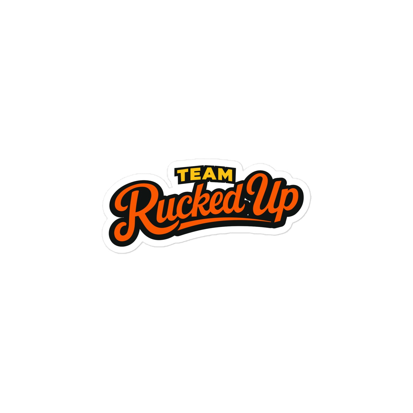 Rucked Up Classic Die-Cut Sticker