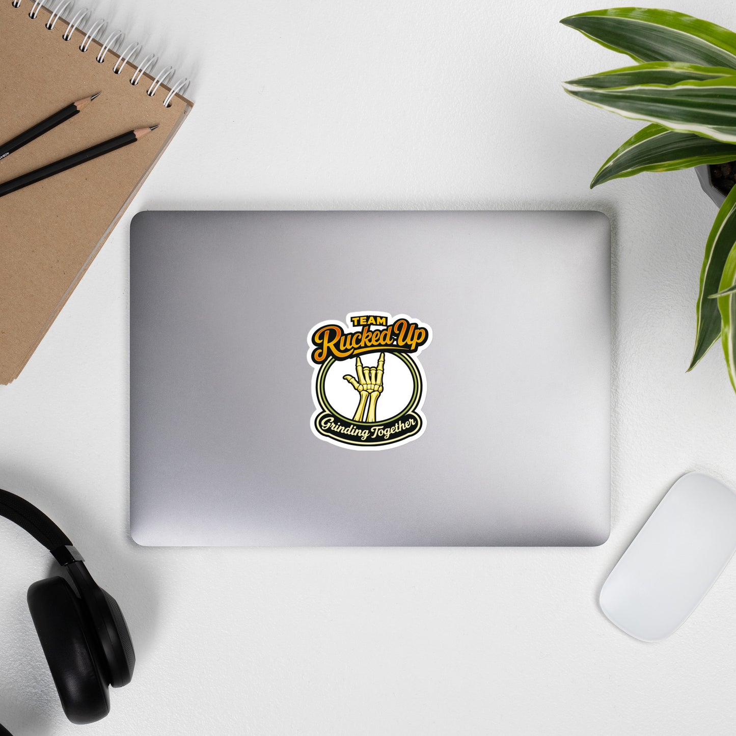 Grinding Together Die-Cut Sticker