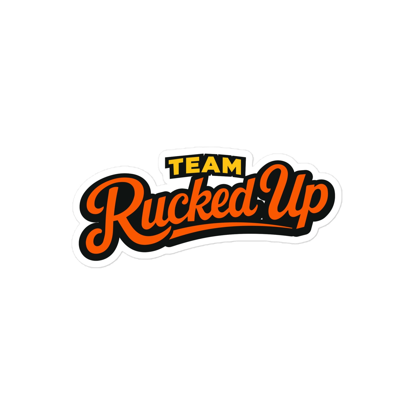 Rucked Up Classic Die-Cut Sticker