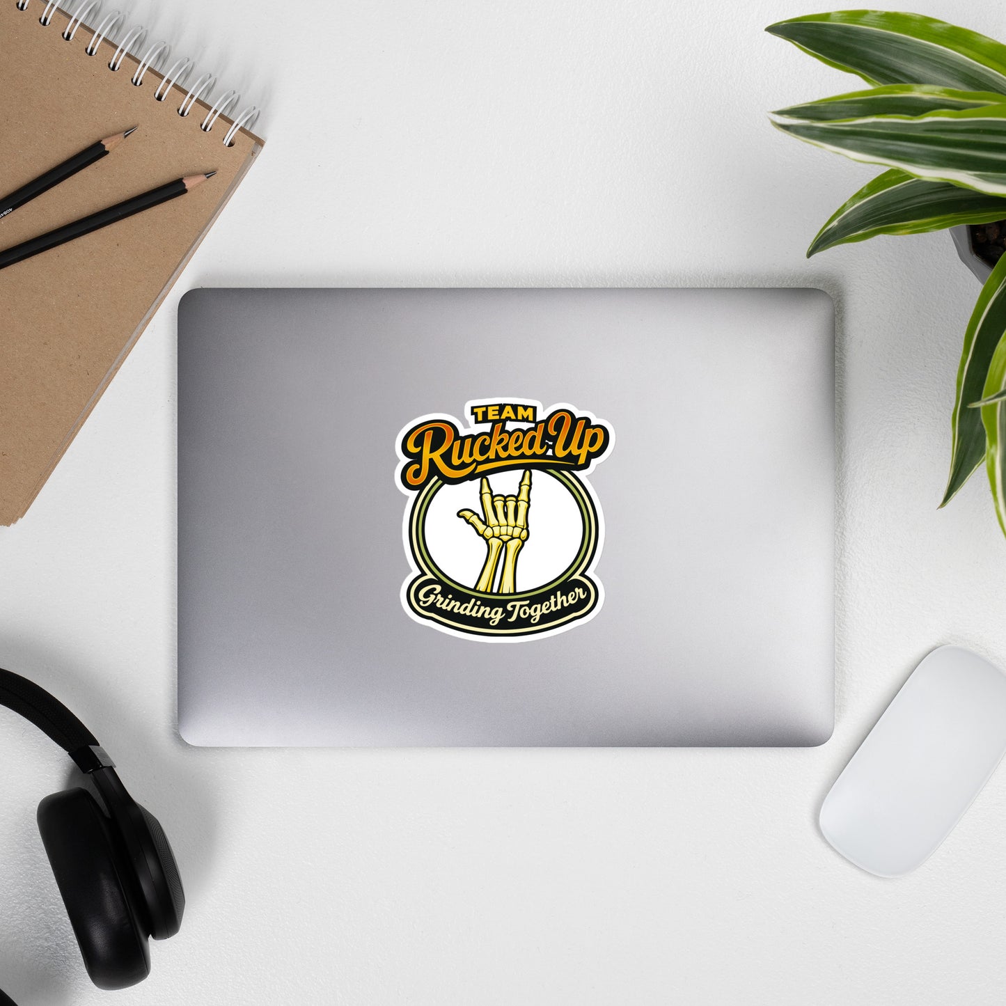 Grinding Together Die-Cut Sticker