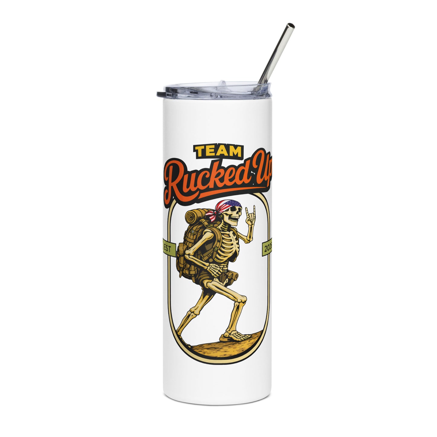 Rucker Skeleton Stainless Tumbler (20 oz)