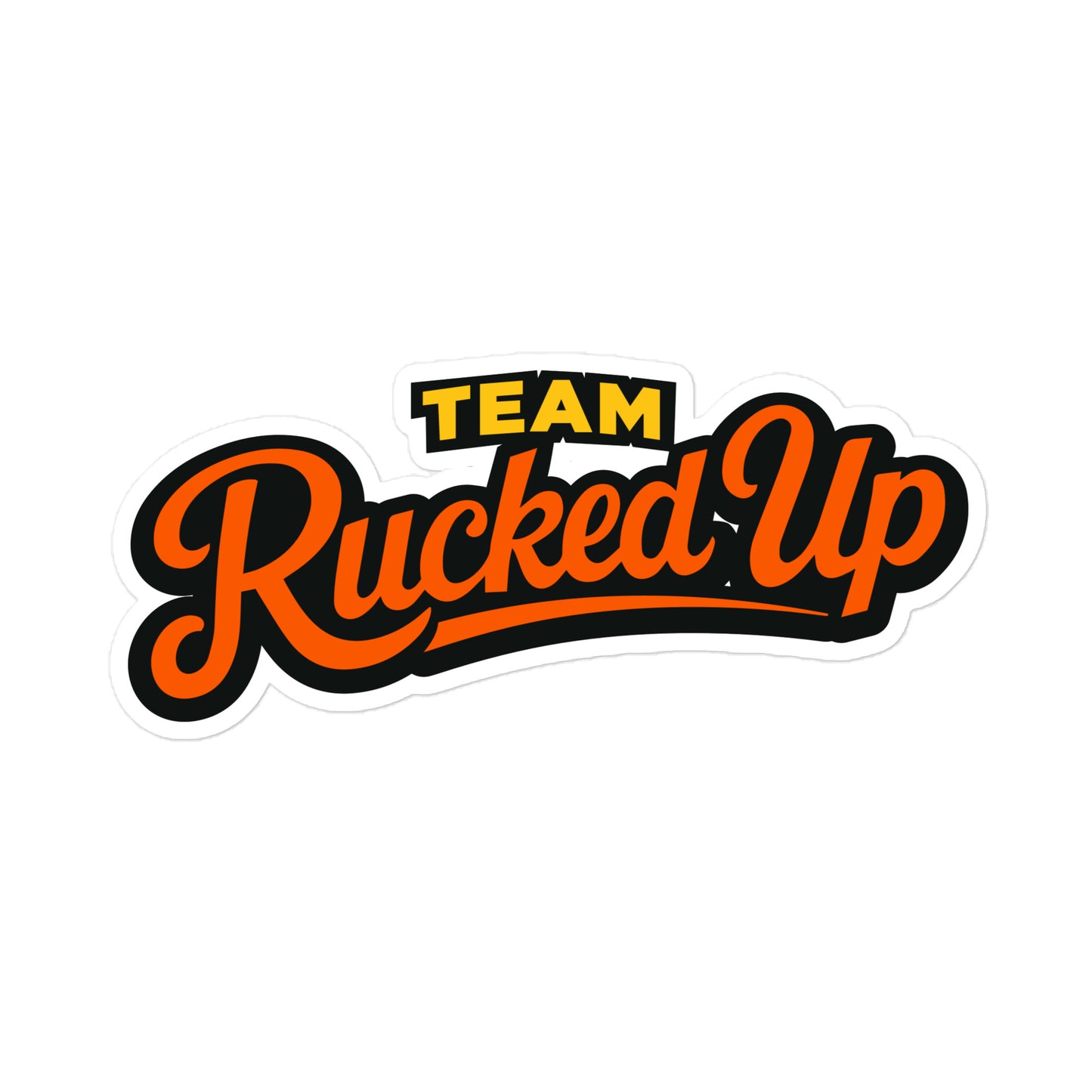 Rucked Up Classic Die-Cut Sticker