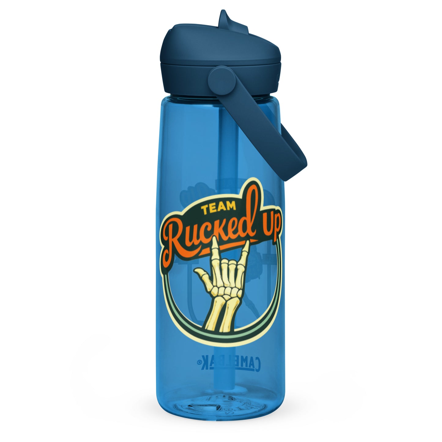 Rucker Skeleton Flip Straw Bottle (25 oz)